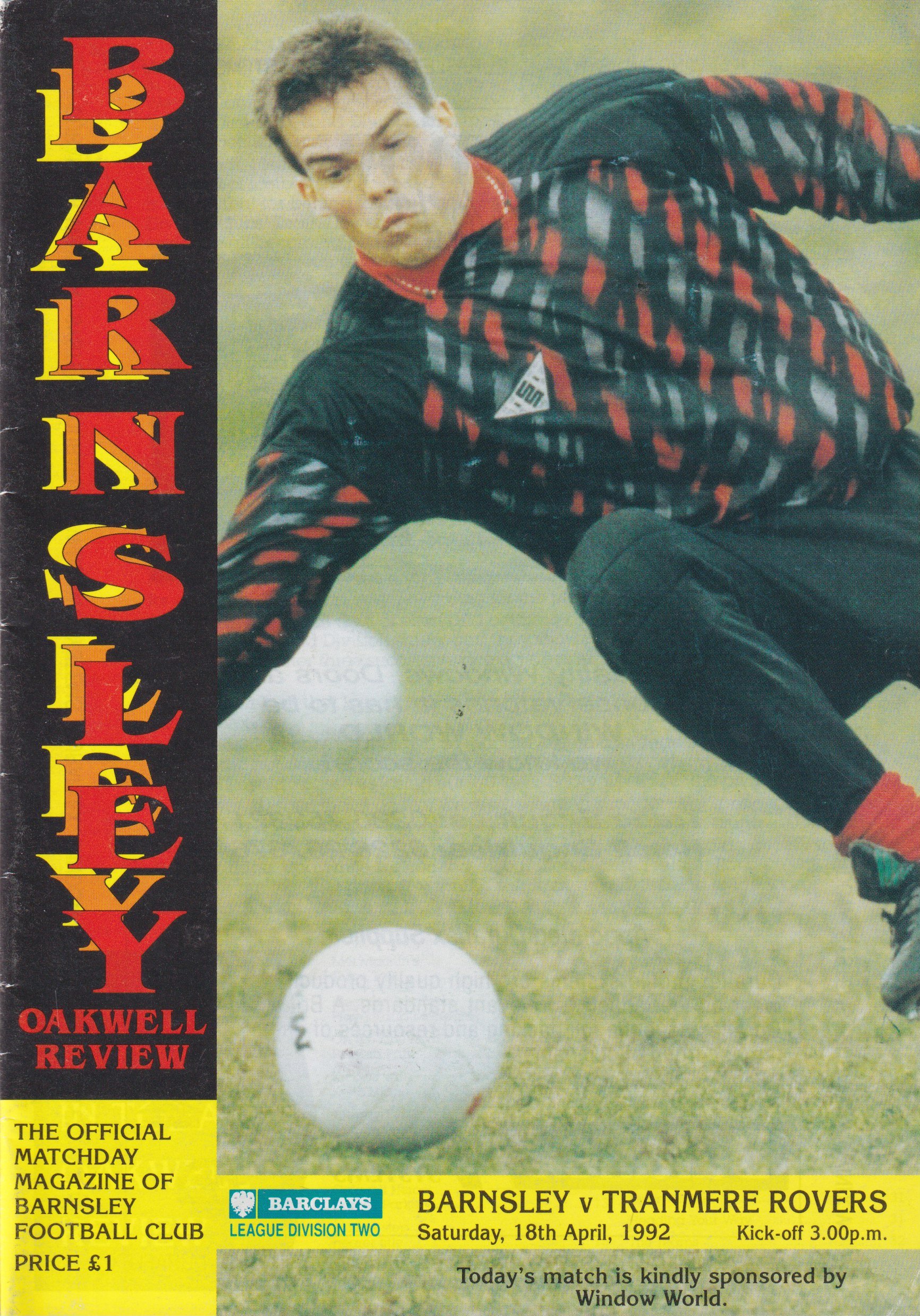 Barnsley v Tranmere Rovers match programme